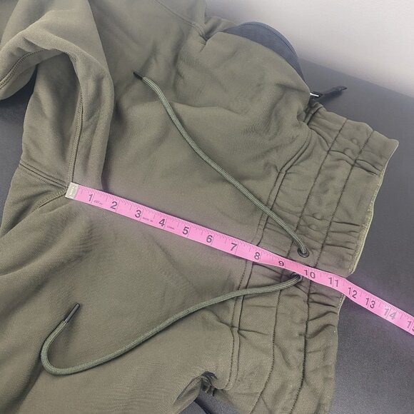 Nike Lab Women's Fleece High Rise Jogger Pants Size S Olive Green Pockets - Picture 7 of 9